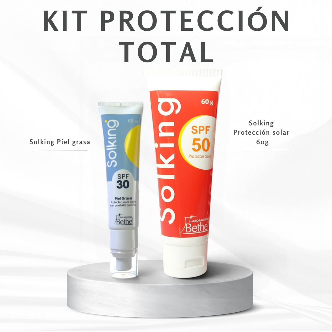 Kit Protección Total: Piel Grasa + Protector Solar 60g